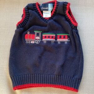 Little boy vest sweater